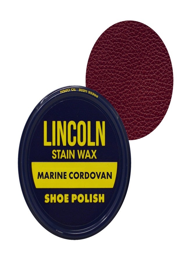 Lincoln Shoe Polish Wax - 2-1/8 oz | Made in USA Since 1925 - Marine Cordovan - Image 1
